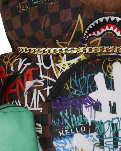 SHARKS IN PARIS THE RIZZ MONEYBEAR TEDDYBEAR BACKPACK