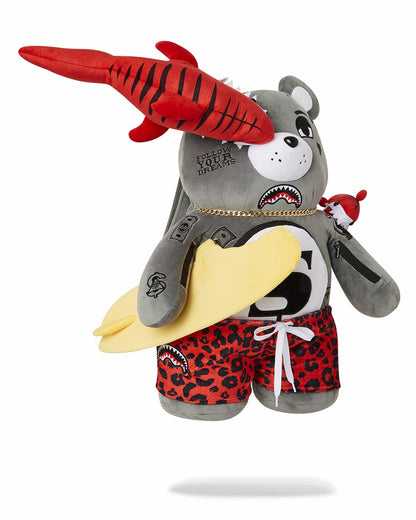 SHARK FRIENDS MONEYBEAR TEDDYBEAR BACKPACK