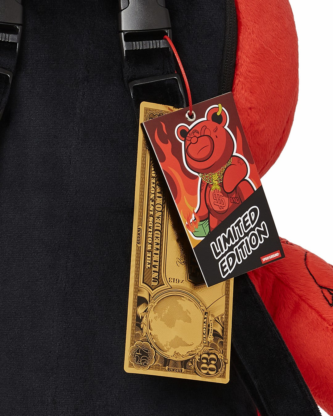DIABLO PLUSH TEDDYBEAR BACKPACK