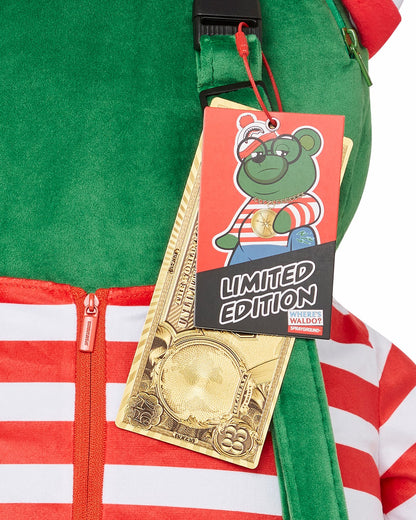 WHERES WALDO MONEYBEAR TEDDYBEAR BACKPACK