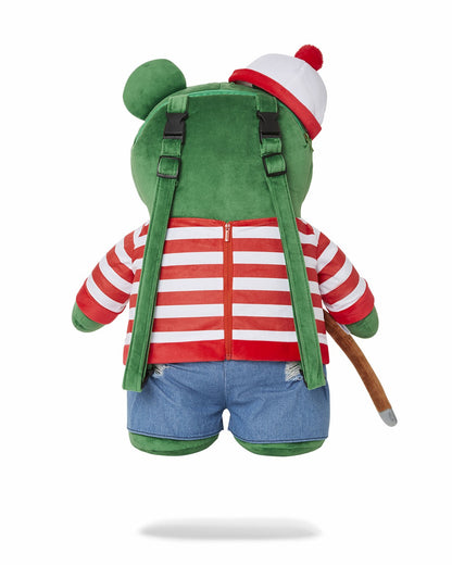 WHERES WALDO MONEYBEAR TEDDYBEAR BACKPACK