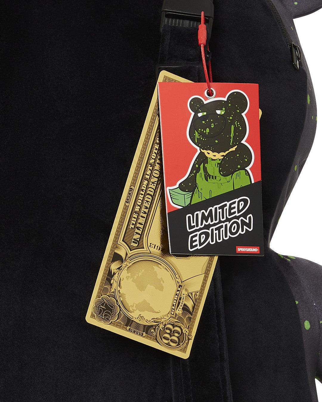 DRIP BEAR MONEYBEAR TEDDYBEAR BACKPACK