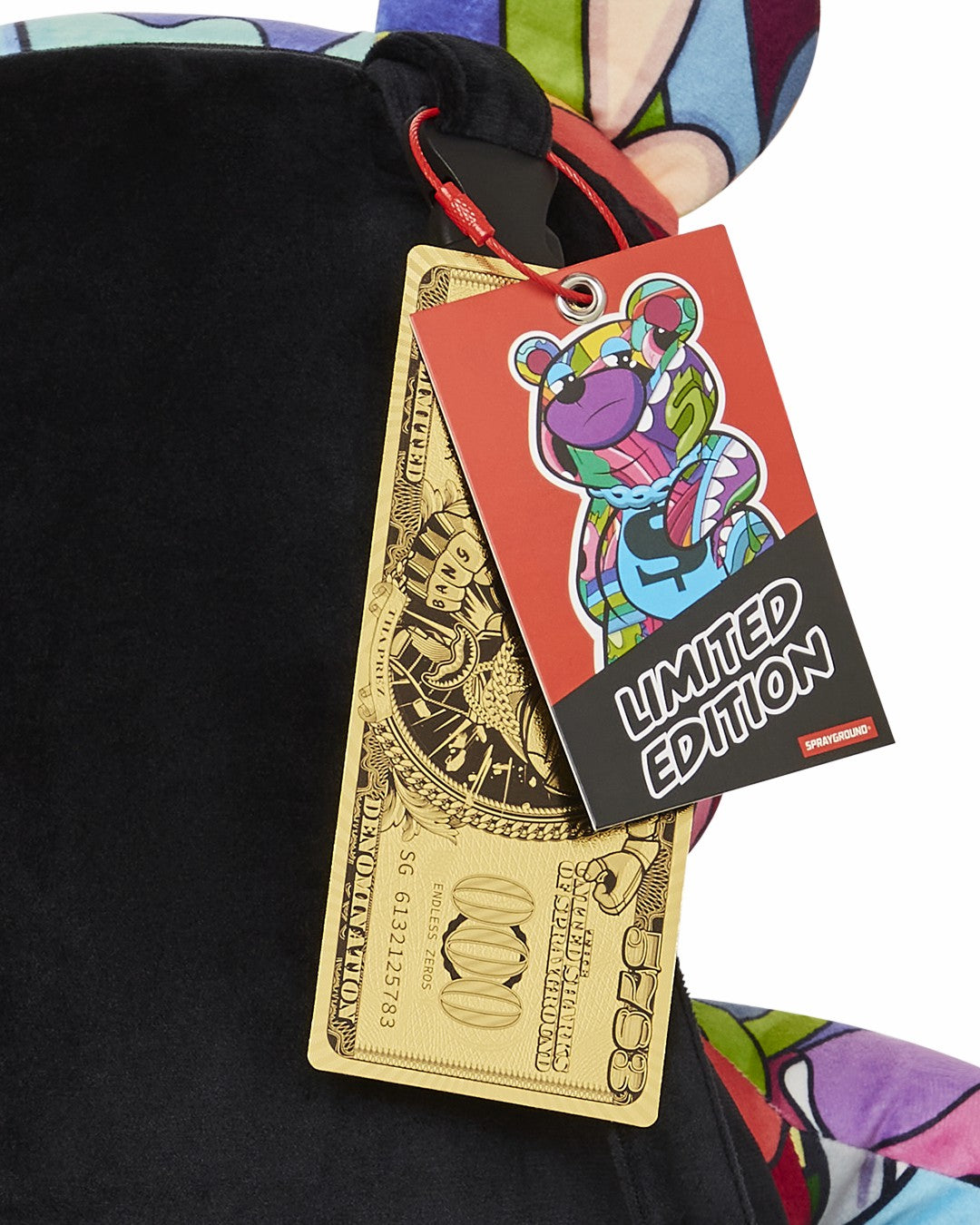 STEADY TRIPPIN MONEYBEAR TEDDYBEAR BACKPACK