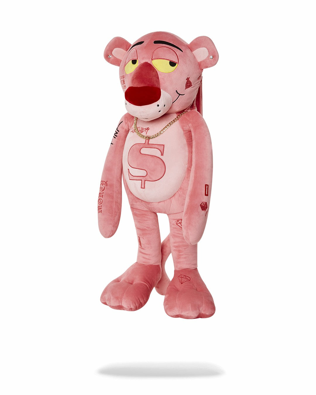 PINK PANTHER UP TO NO GOOD TEDDY BEAR BACKPACK