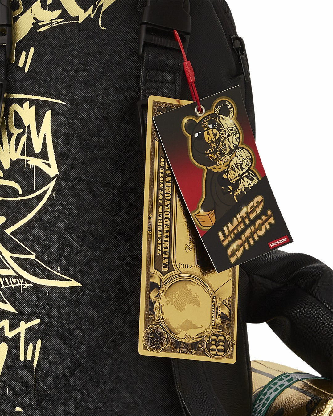 HALF GRAFF GLIDE MONEYBEAR TEDDYBEAR BACKPACK