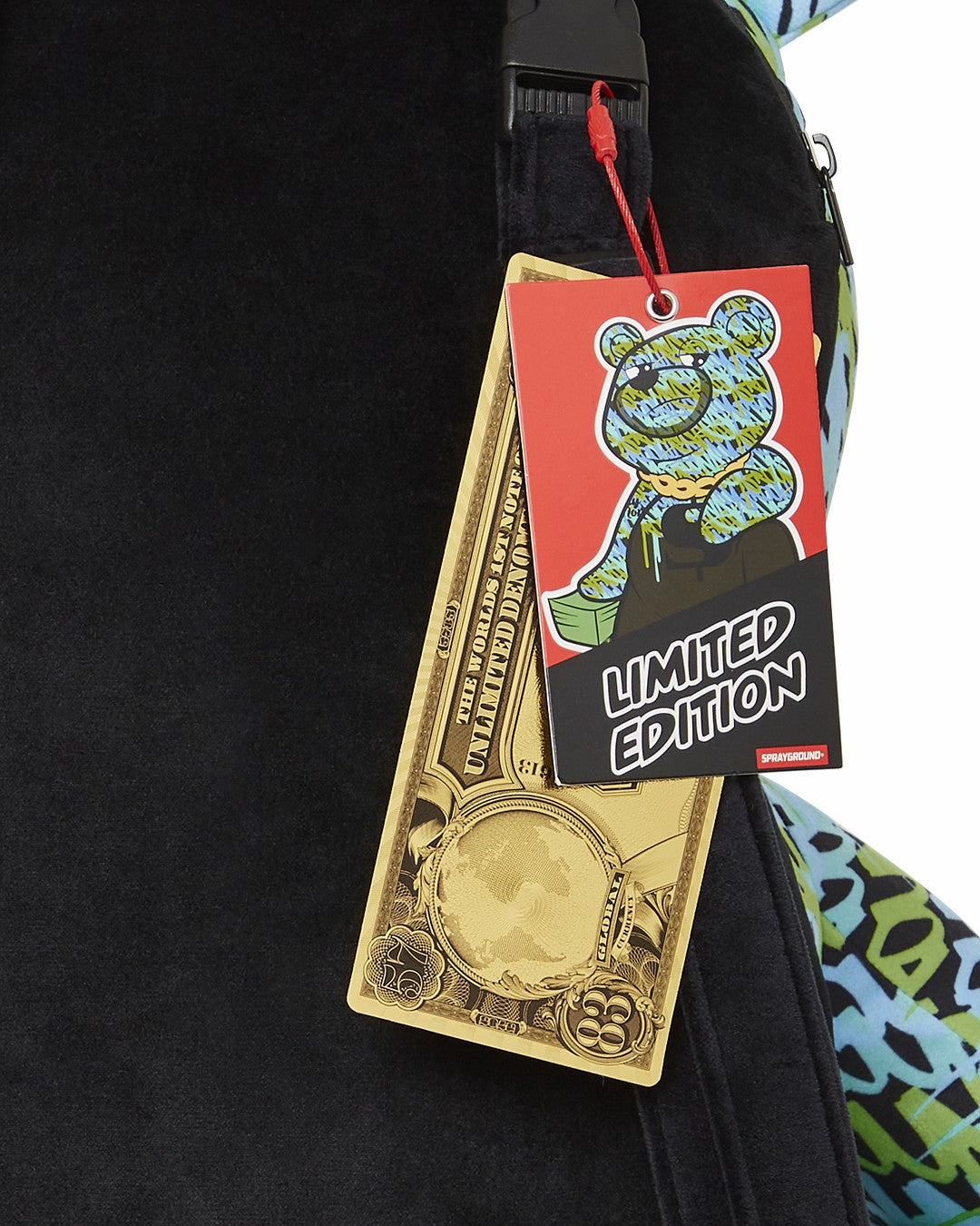ROUGE THE GAWD MONEYBEAR TEDDYBEAR BACKPACK
