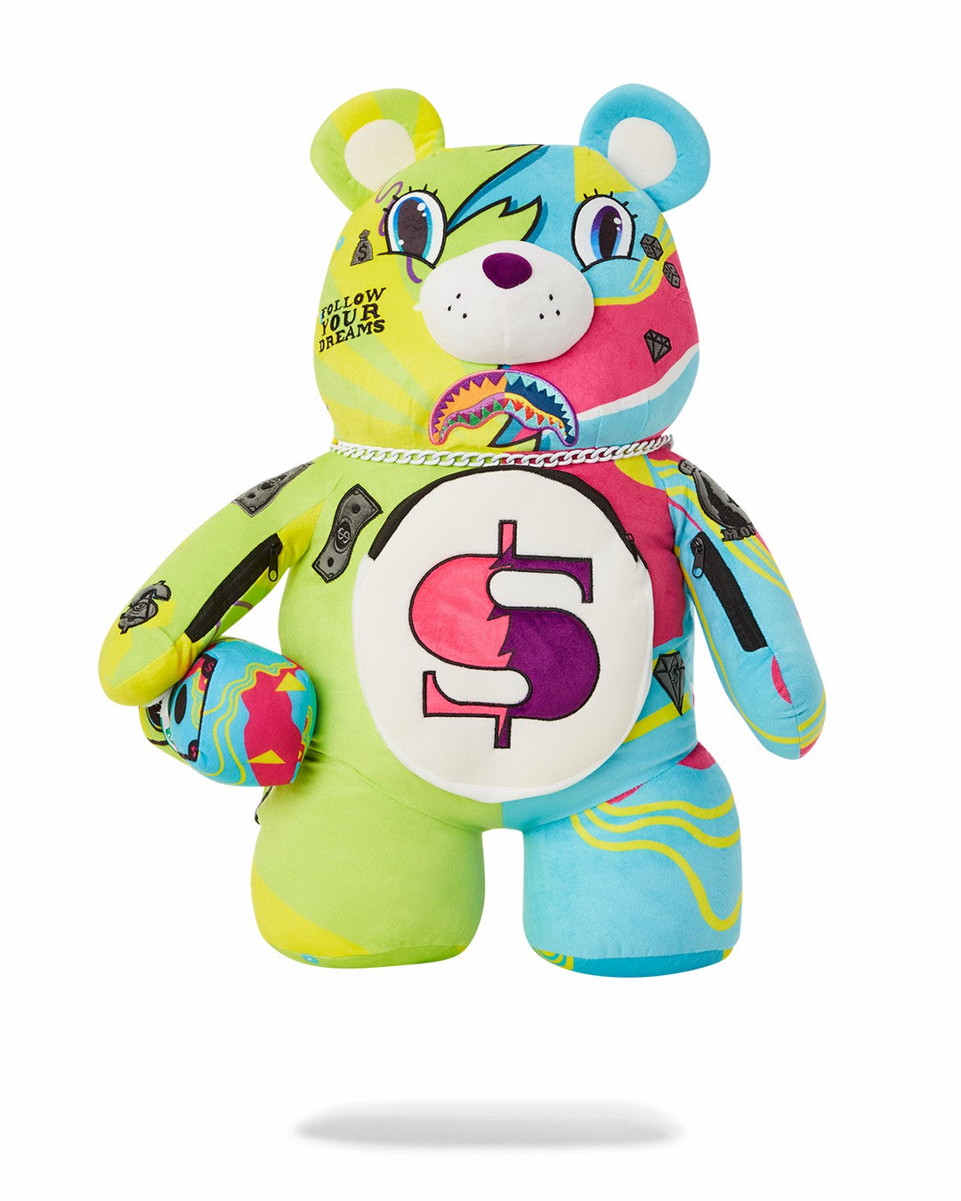 SUPER WEIRD MONEYBEAR TEDDYBEAR BACKPACK