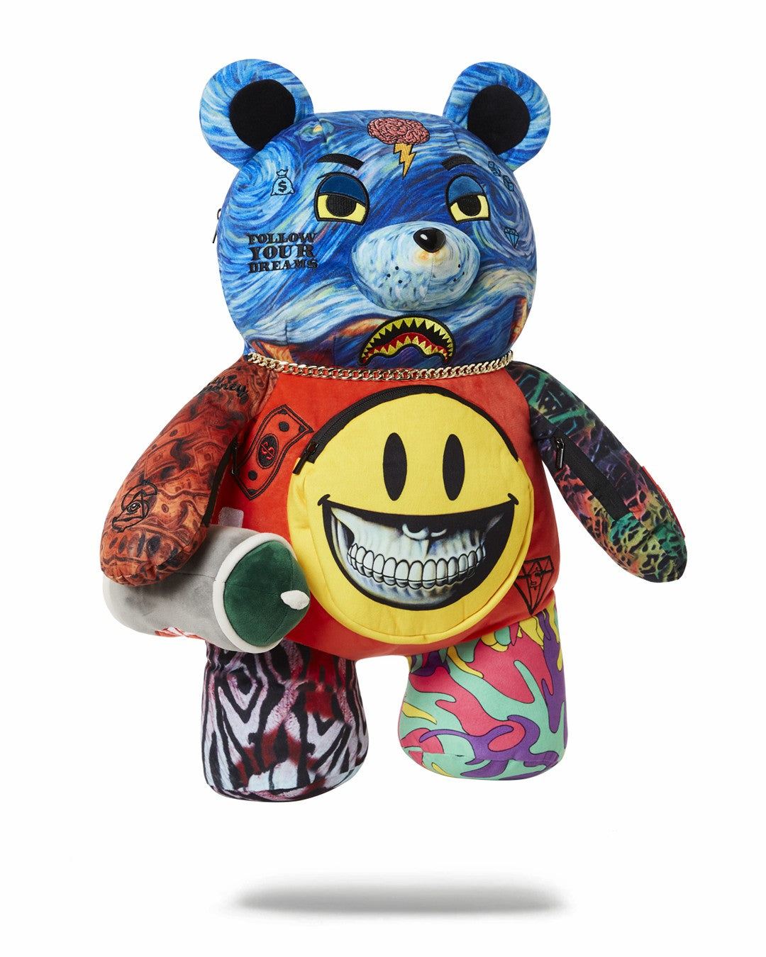 VILLAIN MONEY BEAR TEDDYBEAR RON ENGLISH EDITION BACKPACK