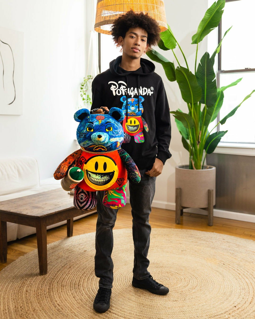 VILLAIN MONEY BEAR TEDDYBEAR RON ENGLISH EDITION BACKPACK