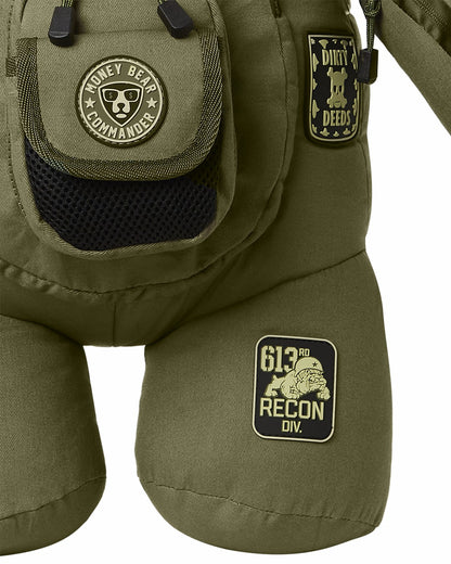 SPECIAL OPS FULL THROTTLE MONEYBEAR TEDDYBEAR BACKPACK