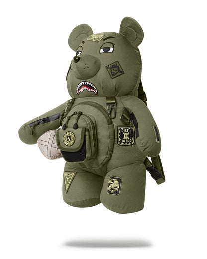 SPECIAL OPS FULL THROTTLE MONEYBEAR TEDDYBEAR BACKPACK