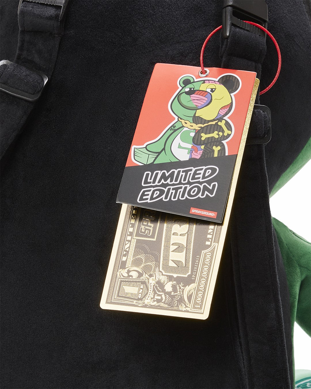 YOUNG X-RAY MONEYBEAR TEDDYBEAR BACKPACK