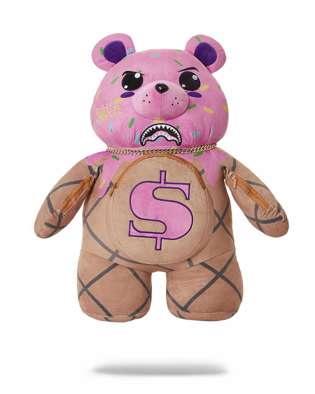 I SCREAM MONEYBEAR TEDDYBEAR BACKPACK