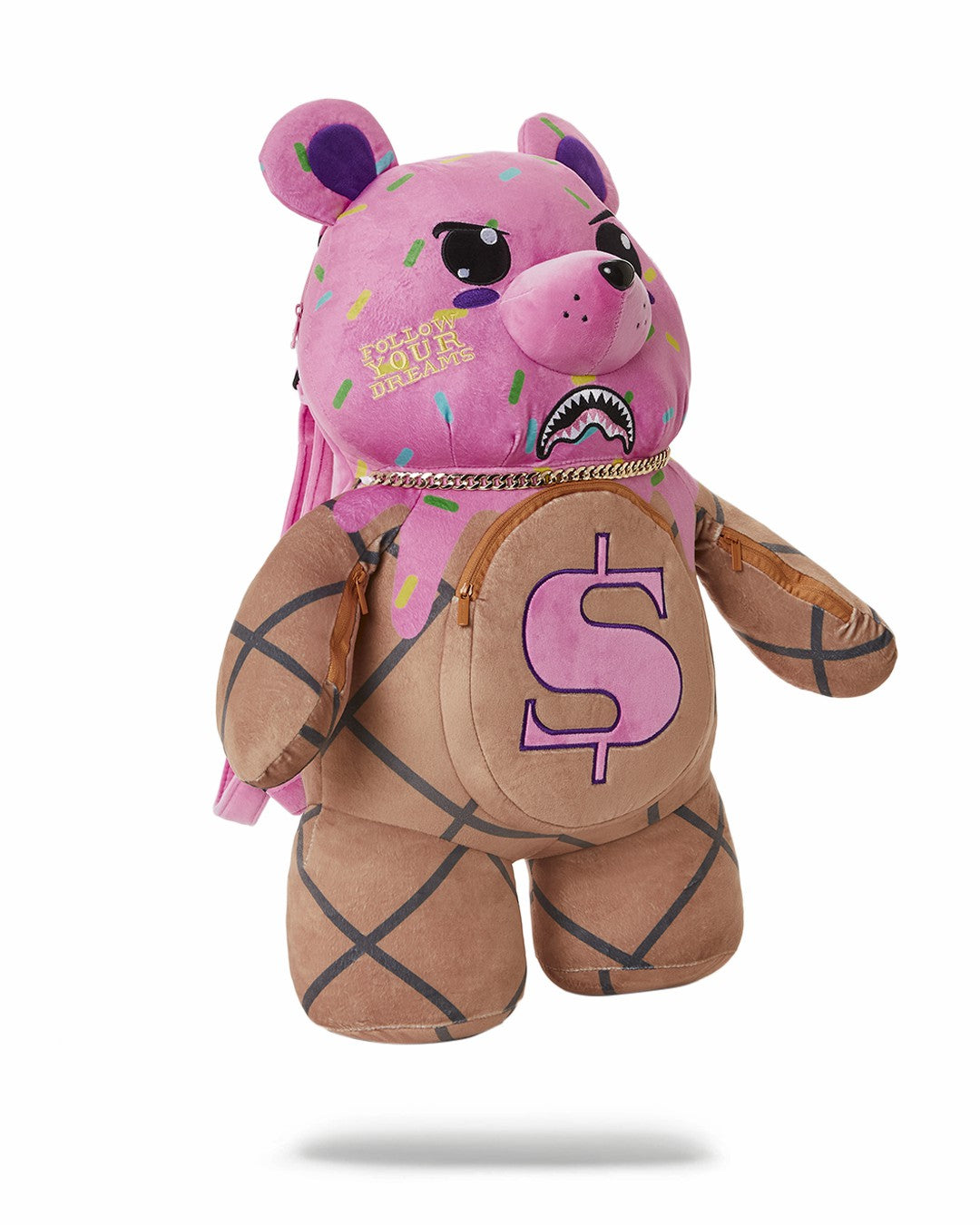I SCREAM MONEYBEAR TEDDYBEAR BACKPACK