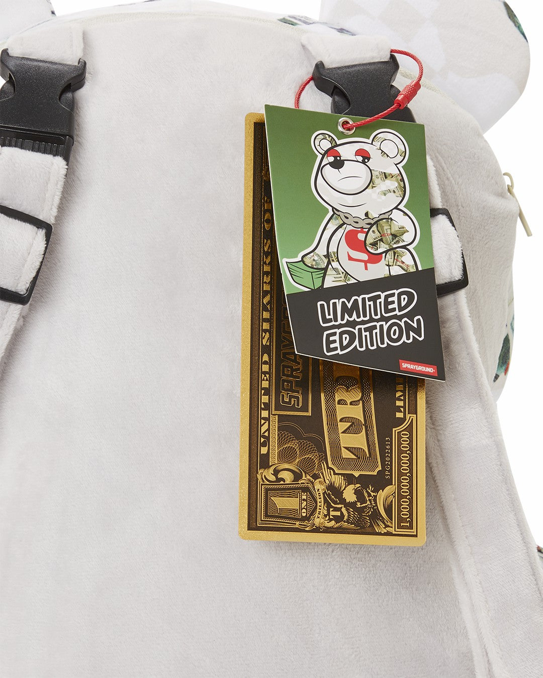 FEROCIOU$ MONEYBEAR TEDDYBEAR BACKPACK