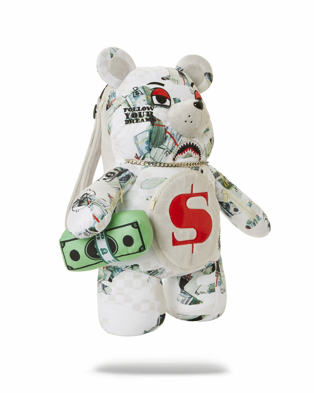 FEROCIOU$ MONEYBEAR TEDDYBEAR BACKPACK