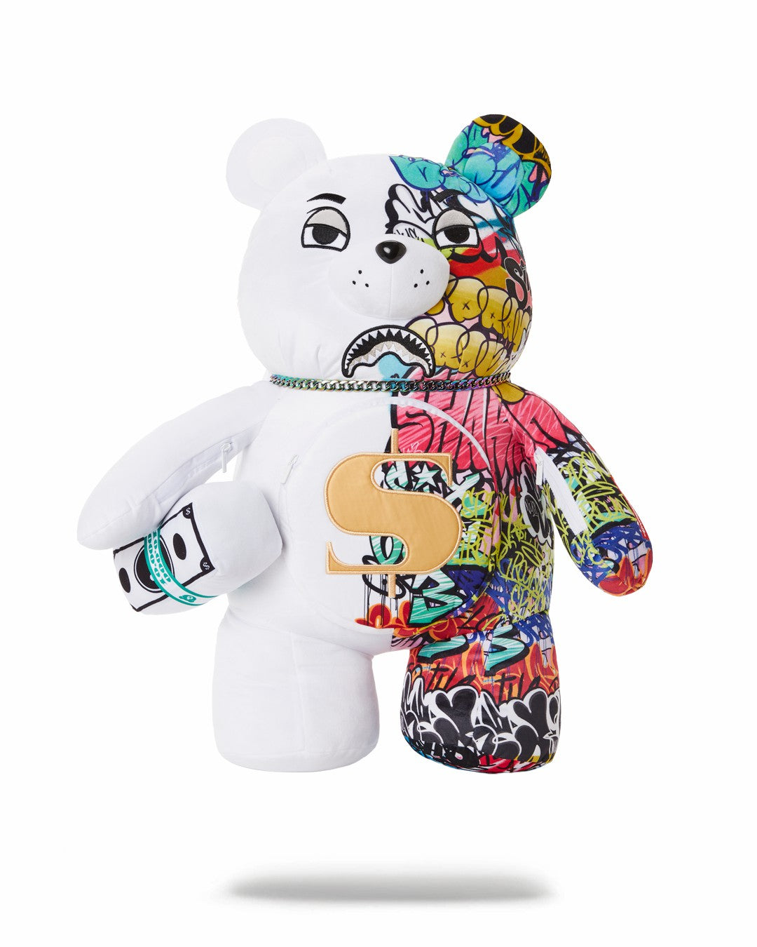 HALF GRAFF MONEYBEAR TEDDYBEAR BACKPACK