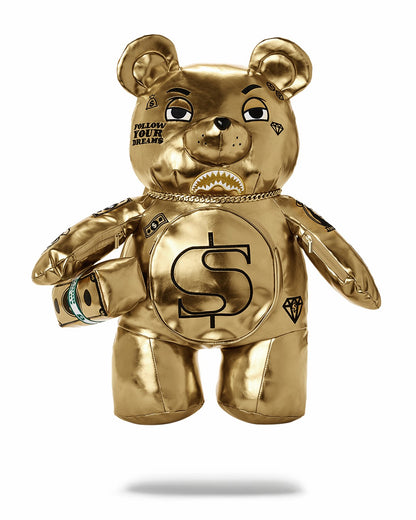GOLD RUSH MONEYBEAR TEDDYBEAR BACKPACK