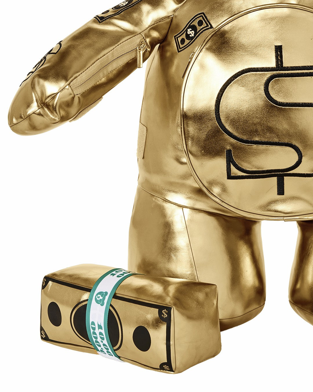 GOLD RUSH MONEYBEAR TEDDYBEAR BACKPACK