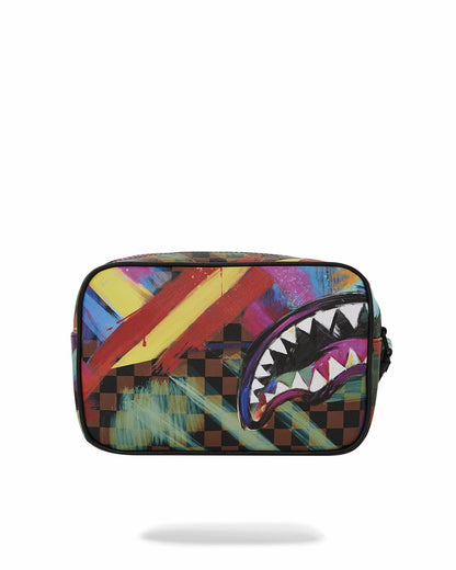 SHARKS IN PARIS CITY STREAKS TOILETRY BAG