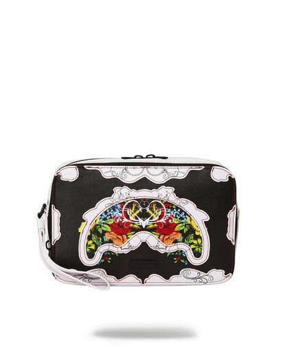 THE FLORAL CUT TOILETRY BAG