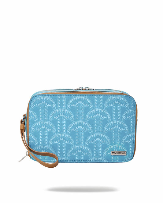 ILLUCHAINS TURQ TOILETRY BAG