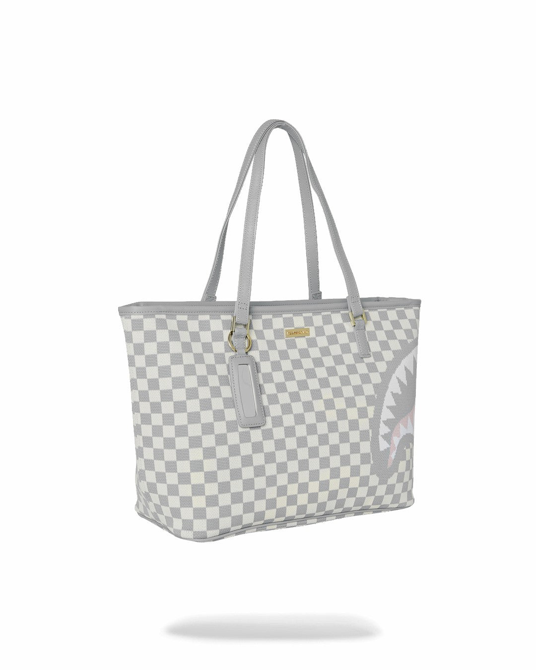 KNIT SHARKS IN PARIS IN CREAM TOTE