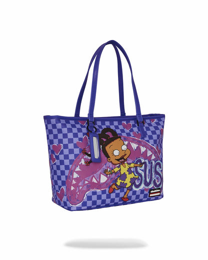 RUGRATS SUSIE CRAYON SHARK MESSENGER TOTE