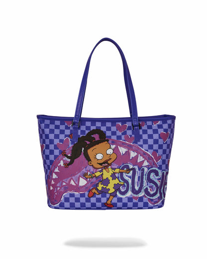 RUGRATS SUSIE CRAYON SHARK MESSENGER TOTE