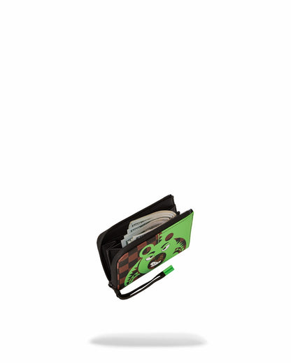 GREEN MONEY BEAR WALLET