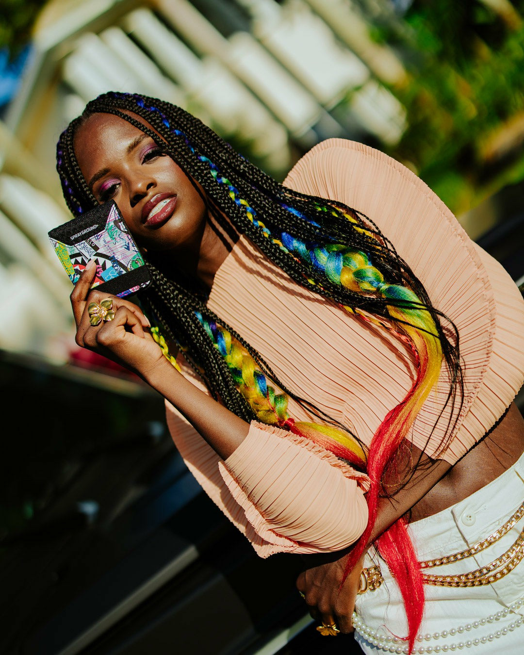 CREATE ANOTHER DAY ELASTIC BI-FOLD WALLET