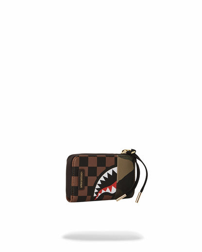 EXTERIOR GOLD ZIP POCKET SHARKS IN PARIS WALLET