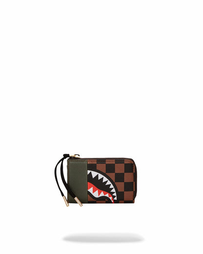 EXTERIOR GOLD ZIP POCKET SHARKS IN PARIS WALLET
