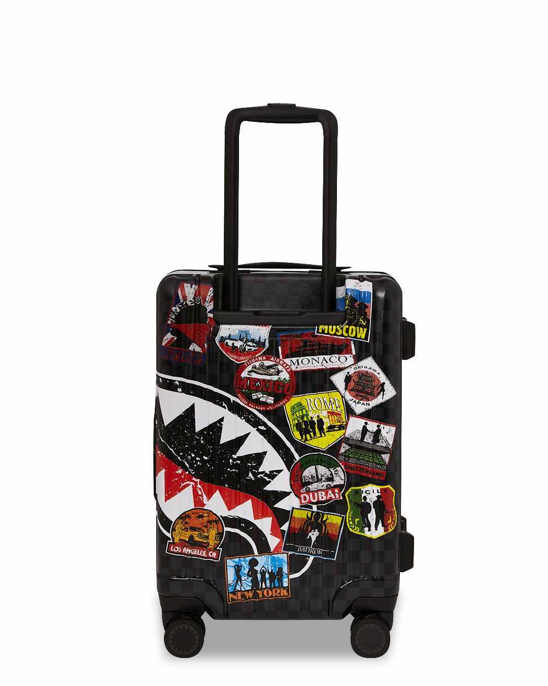 GLOBAL MOGUL UNLIMITED MILES SHARKNAUTICS HARDSHELL CARRY-ON LUGGAGE