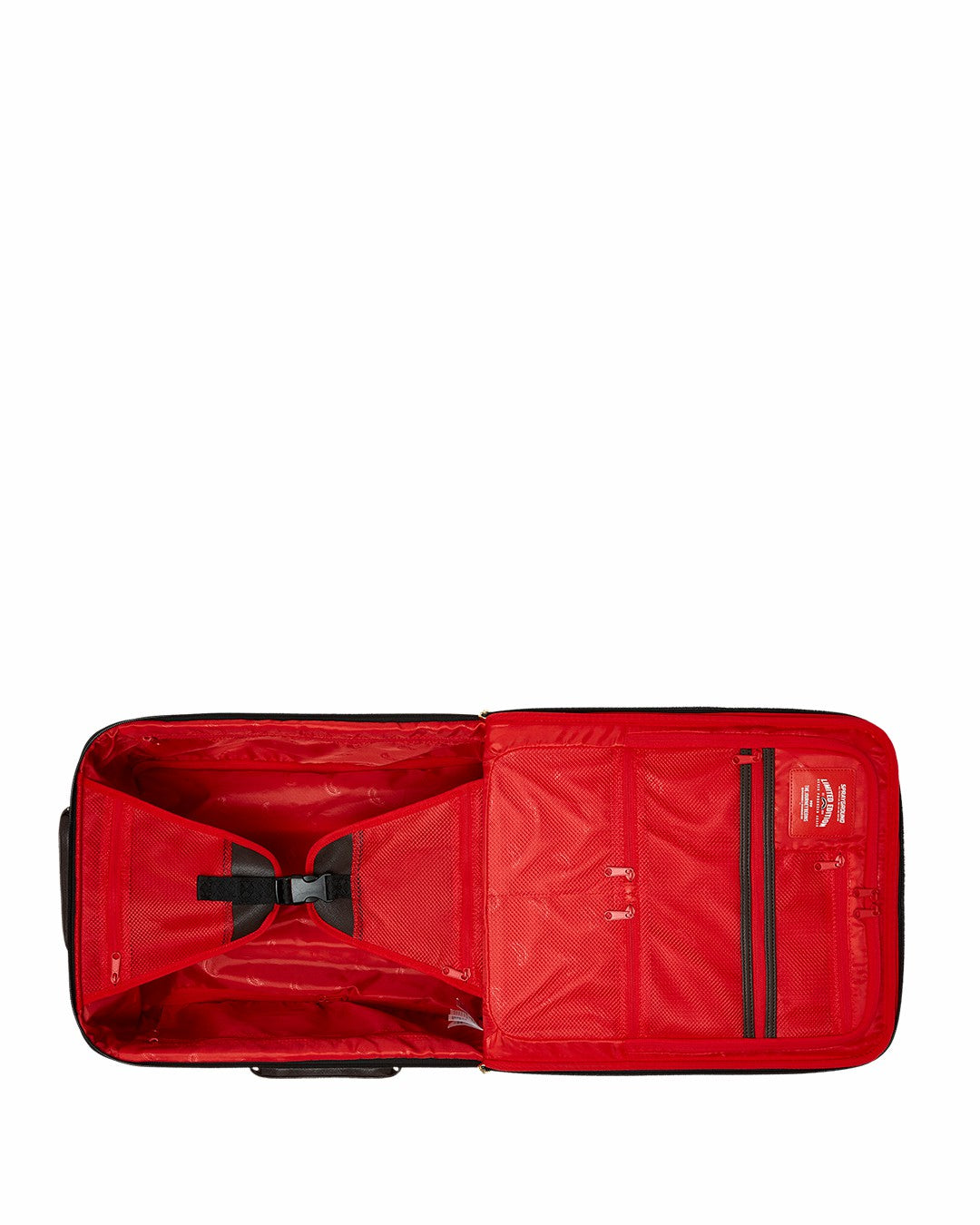 EXTERIOR GOLD ZIP POCKET SHARKS IN PARIS JETSETTER CARRY-ON LUGGAGE