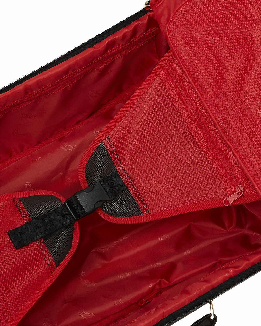 EXTERIOR GOLD ZIP POCKET SHARKS IN PARIS JETSETTER CARRY-ON LUGGAGE