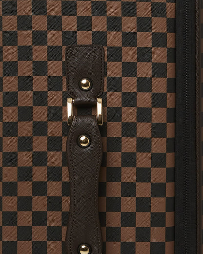 EXTERIOR GOLD ZIP POCKET SHARKS IN PARIS JETSETTER CARRY-ON LUGGAGE