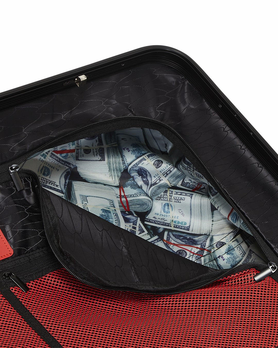 MOLDED SHARKITECTURE BLACK HARDSHELL CARRY-ON LUGGAGE