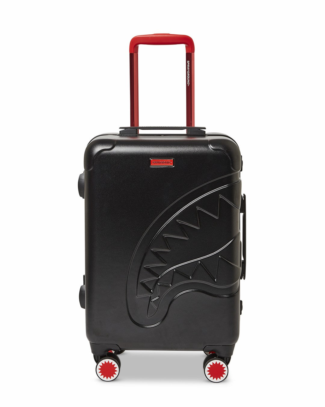 MOLDED SHARKITECTURE BLACK HARDSHELL CARRY-ON LUGGAGE