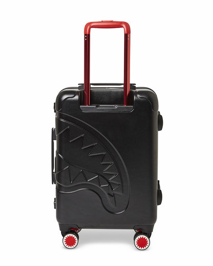 MOLDED SHARKITECTURE BLACK HARDSHELL CARRY-ON LUGGAGE