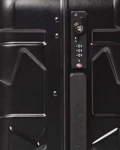 MOLDED SHARKITECTURE BLACK HARDSHELL CARRY-ON LUGGAGE