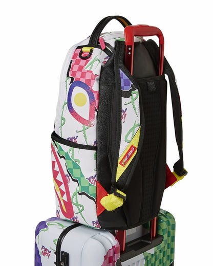 DREAMY TECHNICOLOR SHARKNAUTICS HARDSHELL CARRY-ON LUGGAGE