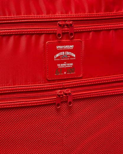 RED RIVIERA JETSETTER CARRY-ON LUGGAGE