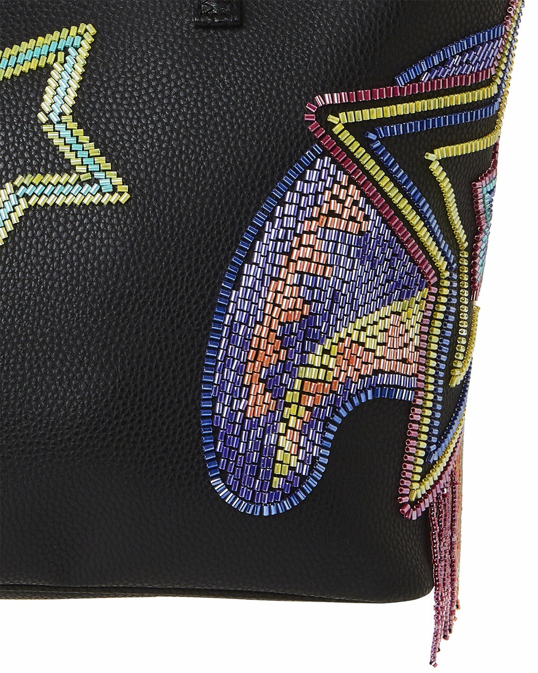 STAR RACER A.I.7 SANDFLOWER COLLAB BEADED TOTE
