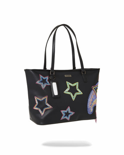 STAR RACER A.I.7 SANDFLOWER COLLAB BEADED TOTE