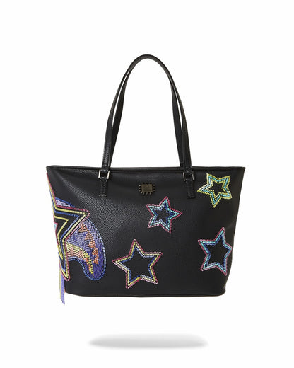 STAR RACER A.I.7 SANDFLOWER COLLAB BEADED TOTE