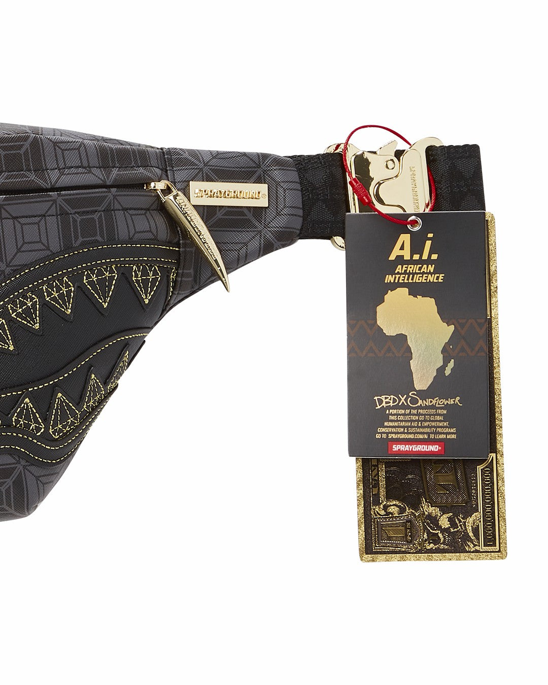 OBSIDIAN STUNNER A.i.6 SANDFLOWER COLLAB SAVVY CROSSBODY