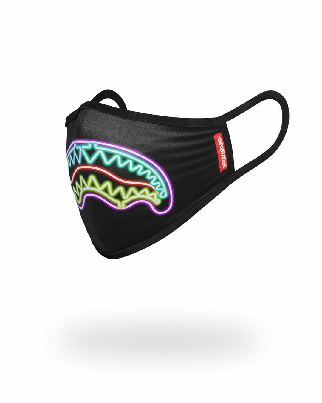NEON SHARK FORM-FITTING MASK