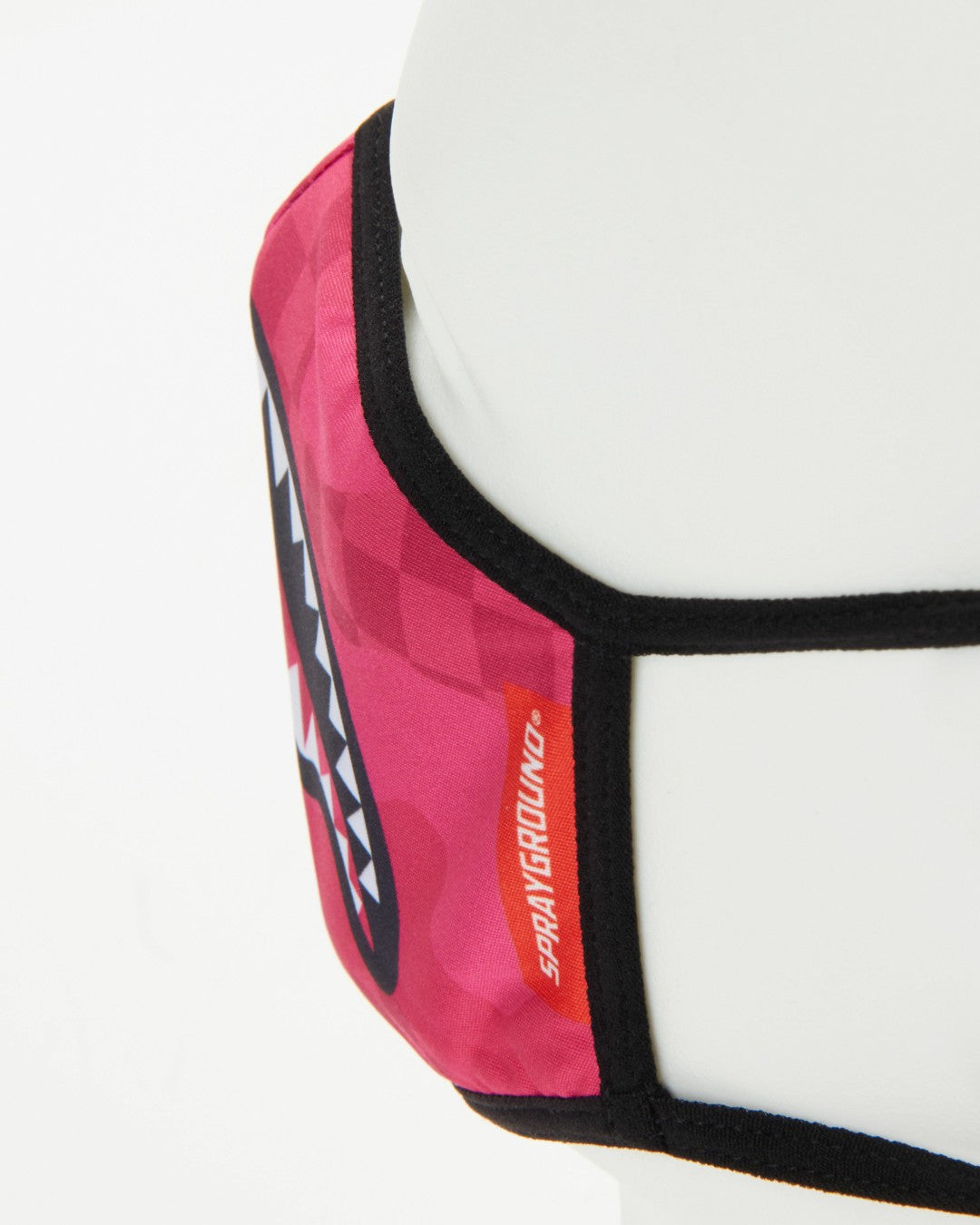 PINK ANIME SHARK FORM-FITTING MASK
