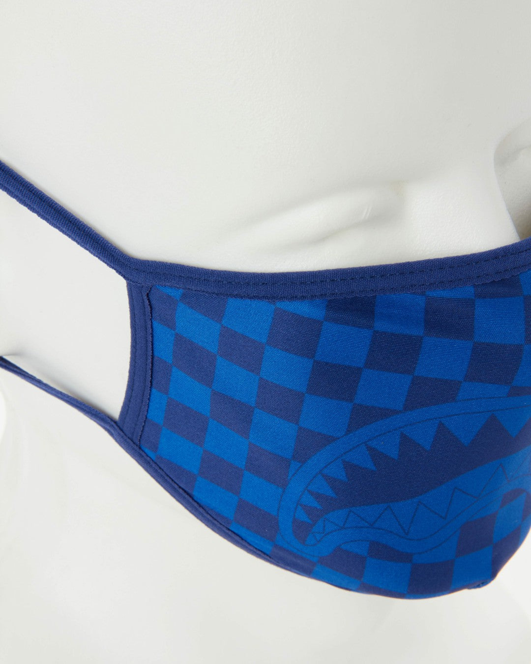 SHARKS IN PARIS (BLUE) FORM-FITTING MASK